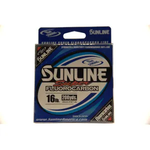 Sunline Super Fluorocarbon 16 lb - Clear - 200 yds