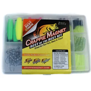 Leland Best Crappie Kit Asst Colors 1/16oz 96pc