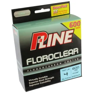 P-Line Florocarbon Coated Cl 4 lb - 600 yds