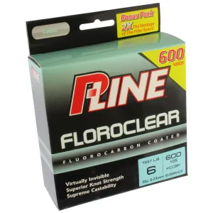 P-Line Florocarbon Coated Cl 6 lb - 600 yds