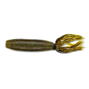 Yamamoto 4'' Fat Boy IKA Green Pumpkin Black 10pk