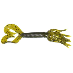 Chompers 4'' Skirted Twin Tail Green Pumpkin 10pk