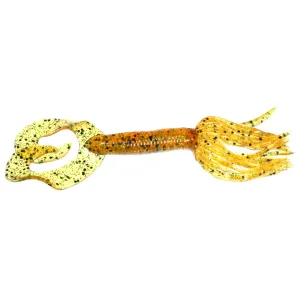 Chompers 4'' Skirted Twin Tail Rootbeer Green 10pk