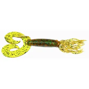 Chompers 5'' Skirted Twin Tail Rootbeer Green 10pk