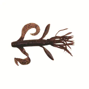 Yamamoto 4'' Kreature Cinnamon/Blk&Purp Flk 7pk