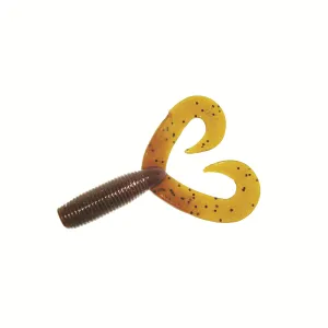 Yamamoto 5'' Double-Tail Gru Dark Pumpkin w/Black 20pk