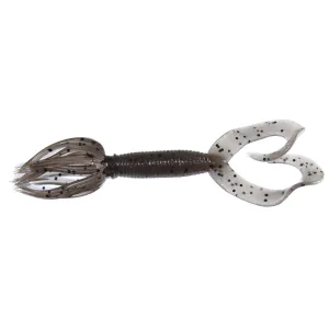 Yamamoto 4'' DT Hula Grub Cinnamon W/Black Flk