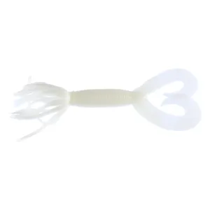 Yamamoto 5'' DT Hula Grub Cream White10pk