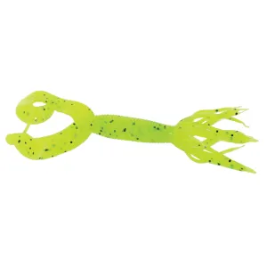 Yamamoto 5'' DT Hula Grub Chart Black Glitter 10pk