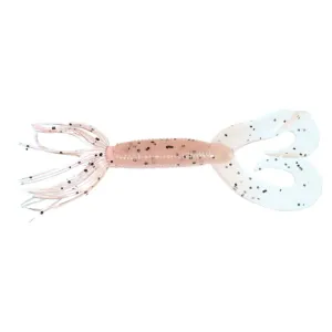 Yamamoto 5'' DT Hula Grub Chmp/w Black - 10pk