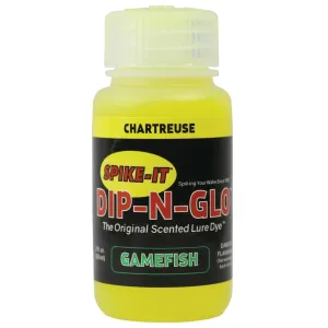 Spike It Dip-N-Glo Gamefish 2 oz - Chartreuse