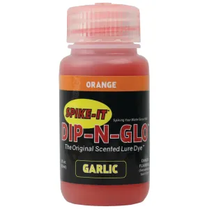 Spike It Dip-N-Glo Garlic 2 oz - Orange
