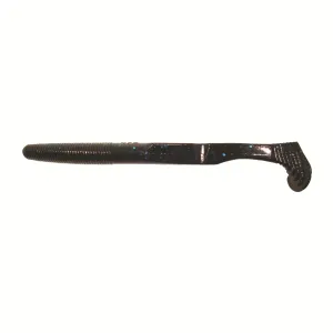 Yamamoto 5'' Swimsenko Black w/ Blue Flake 10pk