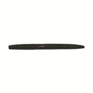Yamamoto 5'' Senko Black w/Red Flake 10pk