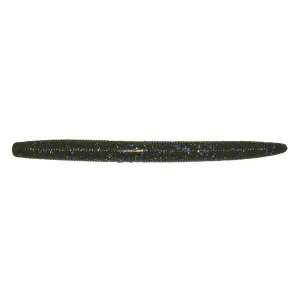 Yamamoto 5'' Senko Smoke w/Blk Blue & Gold 10pk