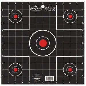 Birchwood Casey Dirty Bird Sight-In Target 12" 12/ct