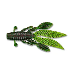 Yamamoto 3.75'' Flappin' Hog Watermelon/Black & Red 7pk