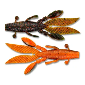 Yamamoto 4.5'' Flappin' Hog Wtrmln w/Cpr/Orng w/Rd 5pk