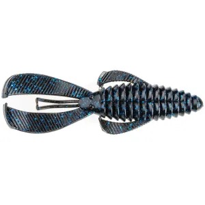 Strike King Rage Bug 4" Soft Bait Black Blue Flake 7pk