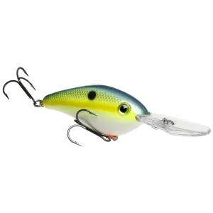 Strike King Pro Model 6XD Crankbait 1 oz Chartreuse Sexy Shad