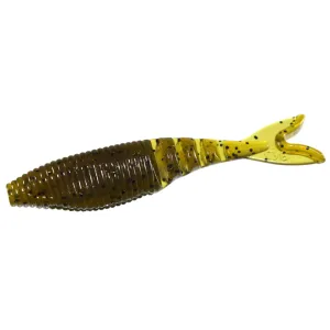 Yamamoto 4'' Zako Grn Pumpkin/Blk Flk 6pk