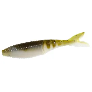 Yamamoto 4'' Zako Grn Pkn w/Blk/White 6pk