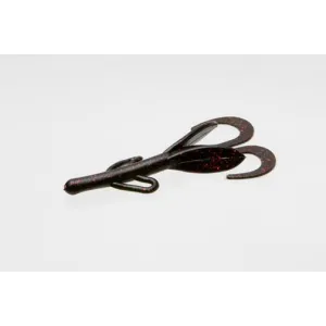 Zoom Baby Brush Hog 4'' Black Red Glitter 12pk