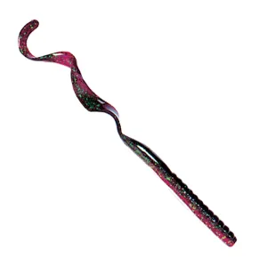 Culprit 7.5'' Worm Red Shad/Green Glitter 18pk