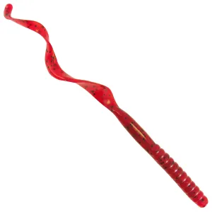 Culprit 7.5'' Worm Texas Red Blk Flk 18pk