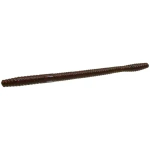 Zoom Magnum Trick Worm 7'' Green Pumpkin Red 8pk