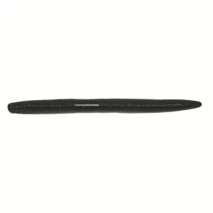 Yamamoto 6'' Senko Black w/Red Flake 5pk