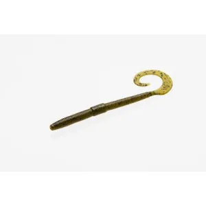 Zoom Shakey Tail 6'' Green Pumpkin 20pk