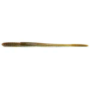 Roboworm 7'' Straight Tail Green Neon Pumpkin 8pk