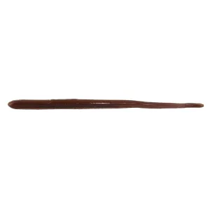 Roboworm 6'' Straight Tail Oxblood Red Flake 10pk