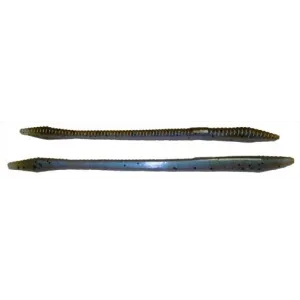 Zoom Trick Worm 6.5'' Green Pumpkin BlueFlash 20p