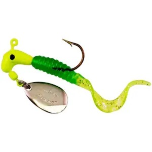 Road Runner Curly Tails 1/16 oz Chart/Lime/Chart Spk