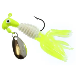 Road Runner Crappie Thunder 1/8oz Chart/White/Chart