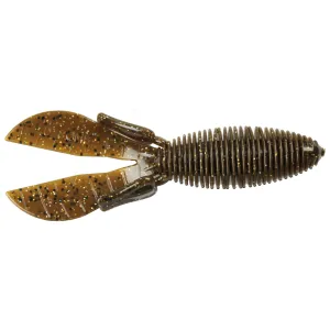 Missile Baits Baby D Bomb 3.65'' Bait Green Pumpkin Flash 7pk