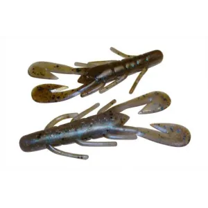Zoom U-V Speed Craw 3.5'' Green Pumpkin BlueFlash 12p