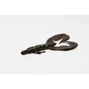 Zoom Super Speed Craw 4' Black Red Glitter 8pk