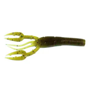 Yamamoto Fat Baby Craw Grn Pump Lg Grn/Purple 7pk