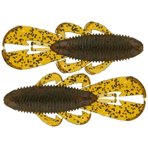 Googan Bandito Bug 4'' Green Pumpkin 7pk