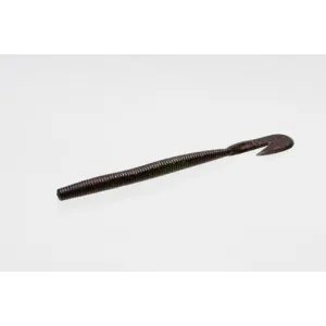 Zoom U-V Speed Worm 6'' Black Red Glitter 15pk