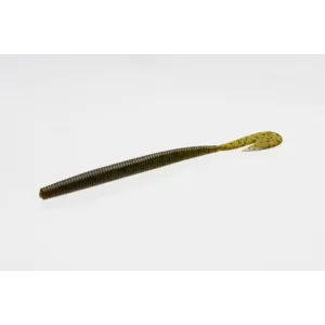 Zoom U-V Speed Worm 6'' Green Pumpkin 15pk
