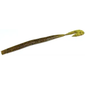 Zoom U-V Speed Worm 6'' Green Pumpkin Magic 15pk