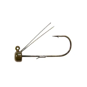 Z Man Power Fin Shroomz Weedless 1/6 oz 3pk - Green