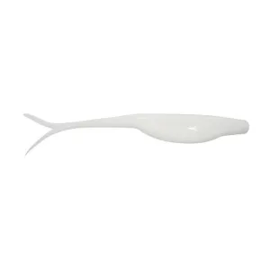 Zoom Super Fluke Jr 4'' White 10pk