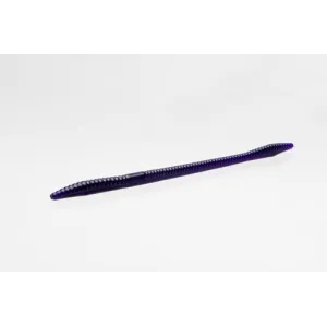 Zoom Trick Worm 6.5'' Black Grape 20pk