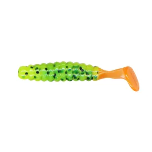 Charlie Brewer Slider Grub 1.5'' Chart/Blk/Orange  18pk