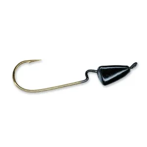 Charlie Brewer Spider Slider Head 2/0 3/16 oz Black 4/ct